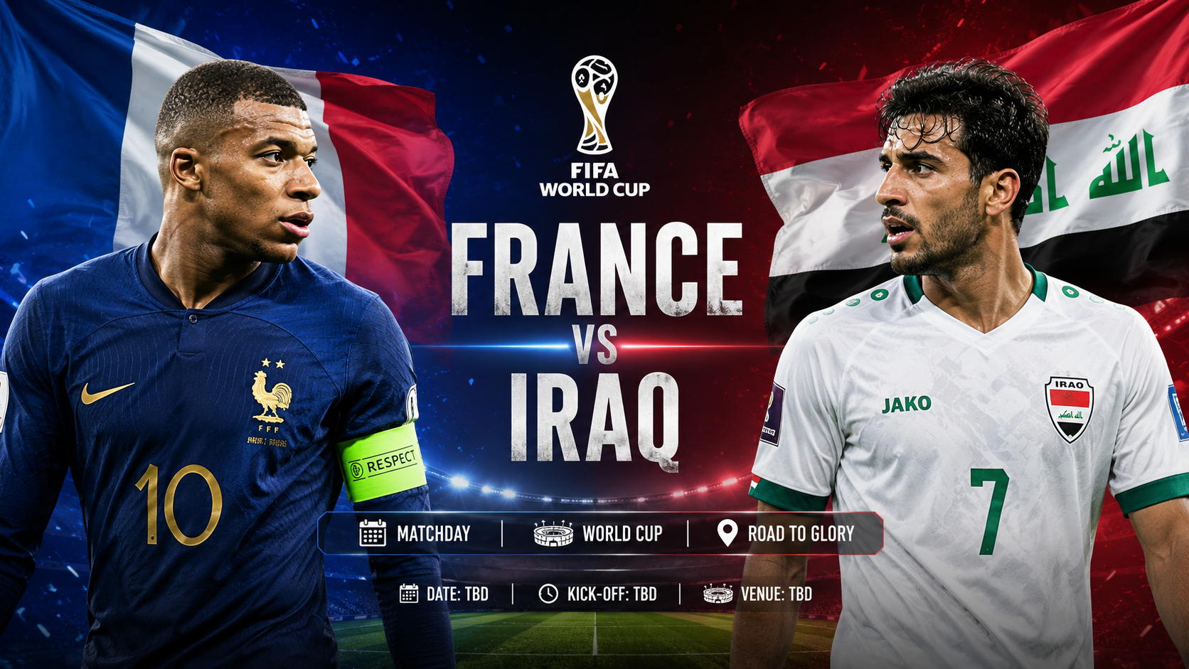 France vs Iraq Prediction