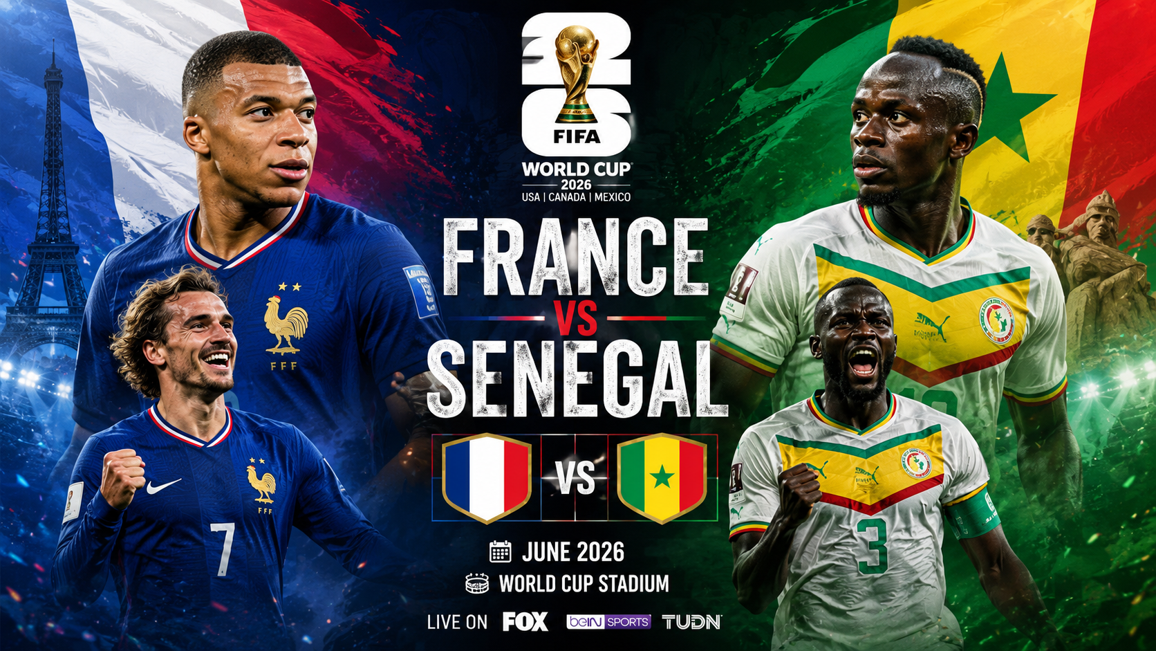 France 3-1 Senegal