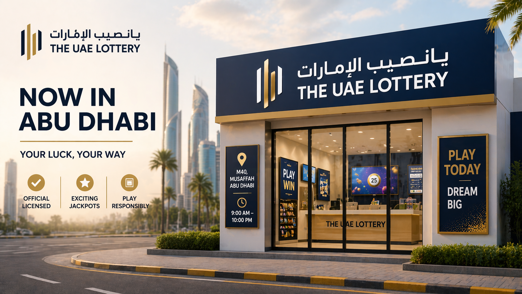 UAE Lottery Opens First Retail Outlet in Abu Dhabi