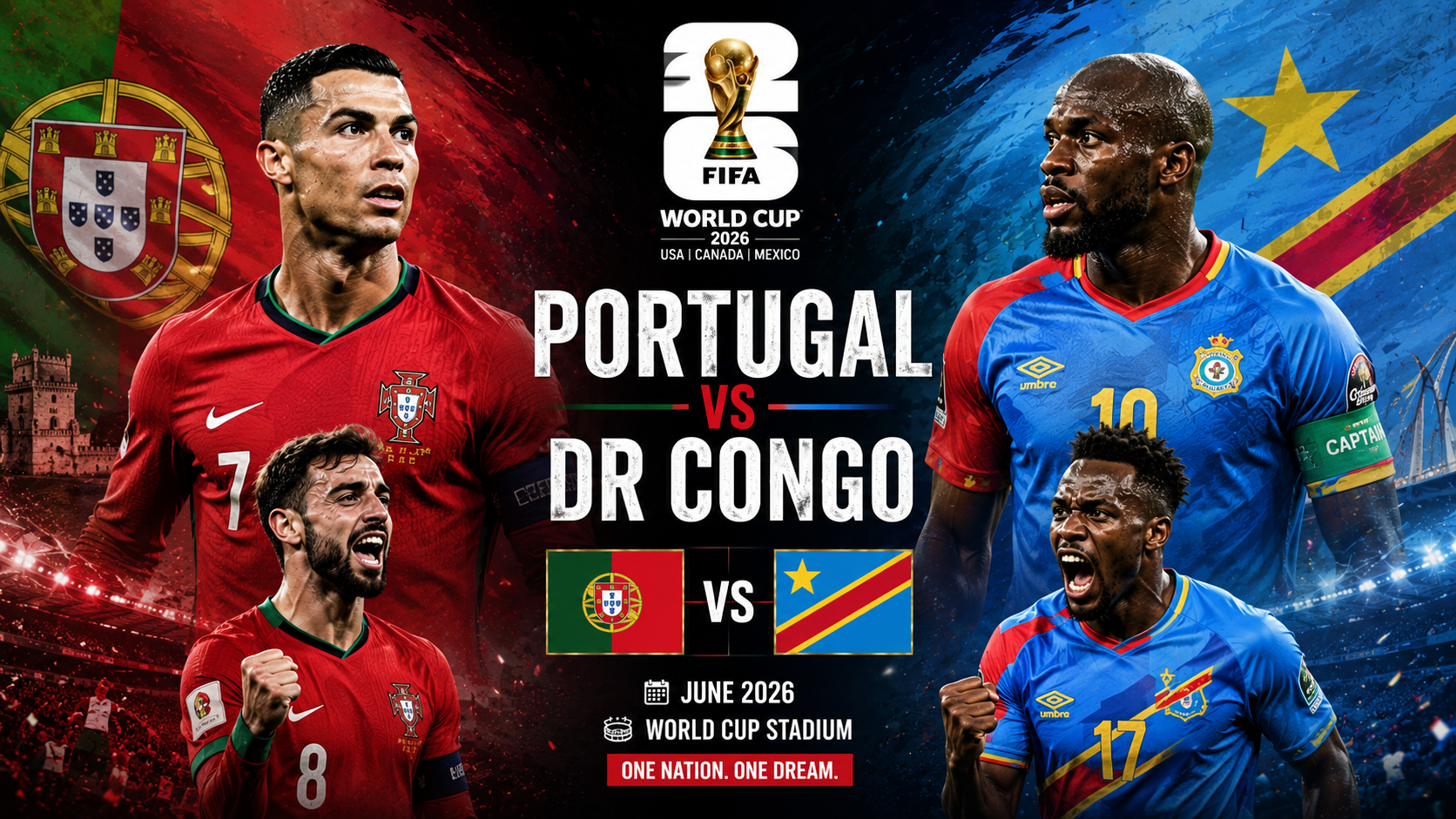 Portugal vs DR Congo Prediction