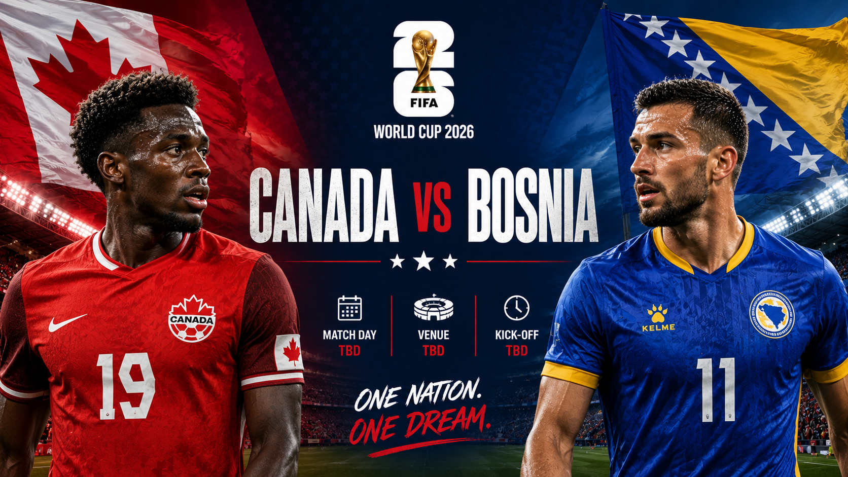 Canada 1-1 Bosnia